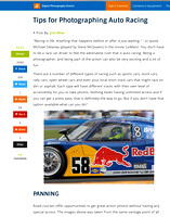 DPS website March 30, 2014 http://digital-photography-school.com/tips-photographing-auto-racing/